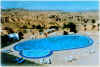 A Hotel's Pool in the mountaina.